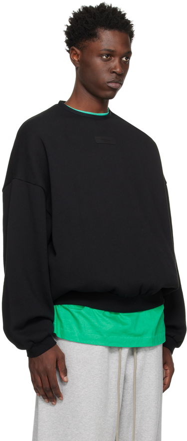 Пуловер Fear of God Essentials Crewneck Sweatshirt Черно | 192SP244684F, 1