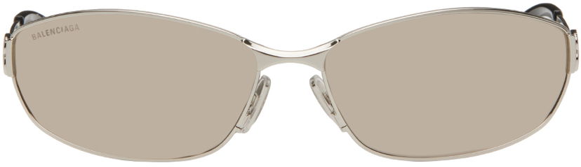 Слънчеви очила Balenciaga Rectangular Sunglasses Сиво | BB0336S-006