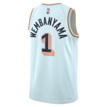 Фланелка Nike Dri-FIT NBA Swingman Victor Wembanyama San Antonio Spurs City Edition 2024/25 Jersey Синьо | FQ4360-474, 2