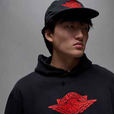 Суитчър Jordan Jordan Rare Air Fleece Hoodie Черно | IB3003-010, 4