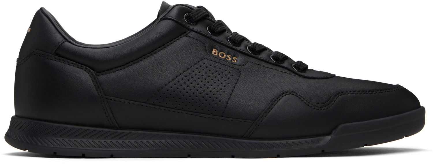 Облекло BOSS BOSS Nappa-Leather Черно | 50542099, 0