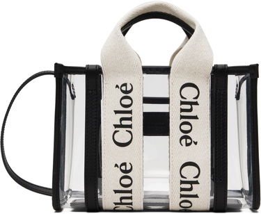 Дамска чанта CHLOÉ Chloé Woody Clear Tote Черно | CH25UP237P65, 0