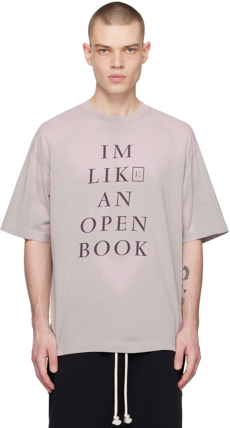 Тениска Acne Studios Heat-Reactive T-Shirt Сиво | CL0179-, 0