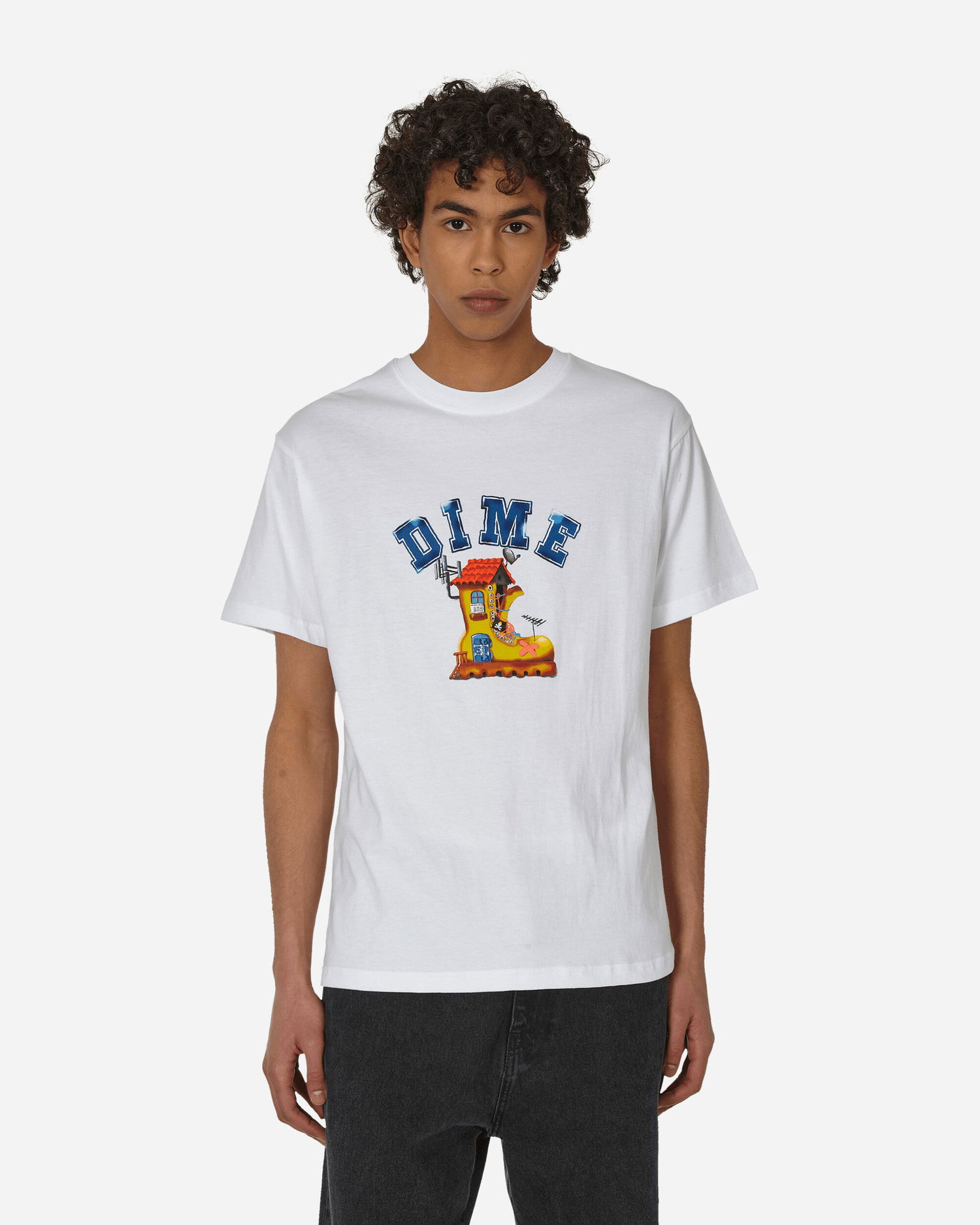 Тениска Dime House T-Shirt Бяло | DIMEHO2327 WHT, 1