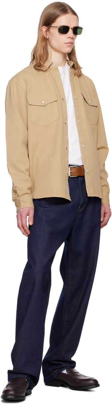 Колани Carhartt WIP Script Leather Belt Черно | I030992, 4