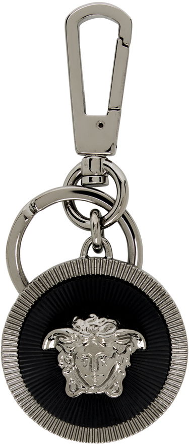 Ключодържатели Versace Gunmetal & Black Medusa Biggie Keychain Металик | 1012258_1A08836, 0