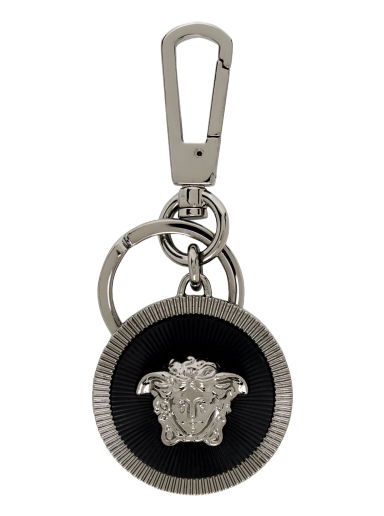 Gunmetal & Black Medusa Biggie Keychain