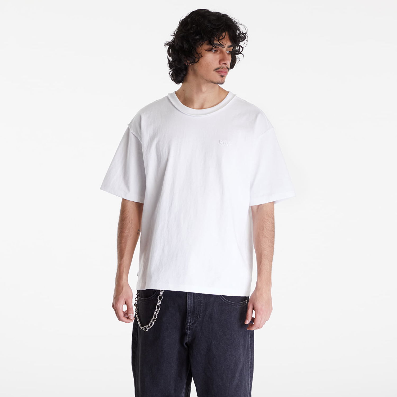 Тениска Vans Premium Short Sleeve Tee Бяло | VN000GBYWHT1, 0