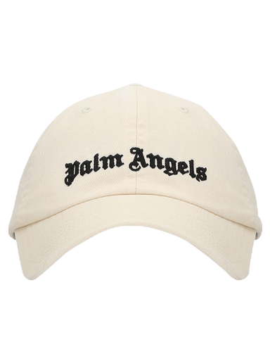 Шапка с козирка Palm Angels Classic Logo Cap Бежово | PMLB003C99FAB0010310
