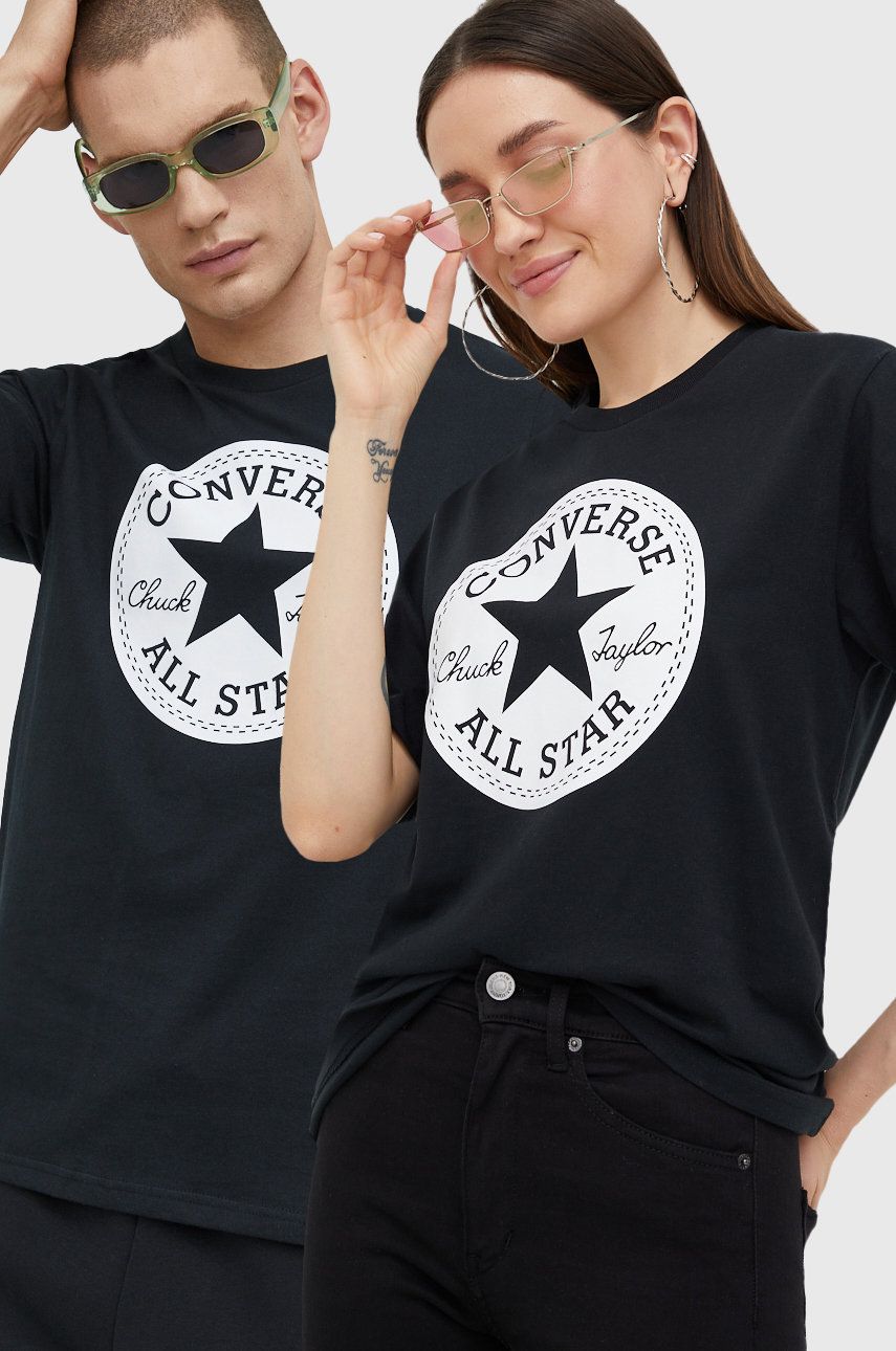 Тениска Converse Converse Chuck Taylor All Star T-Shirt Черно | 10023854.A03, 0