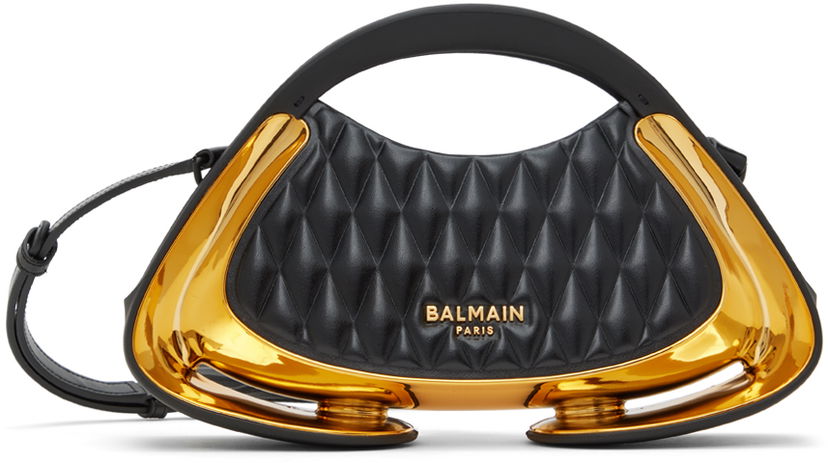 Дамска чанта Balmain Jolie Madame Small Shoulder Bag Черно | DN0DA902KTUG