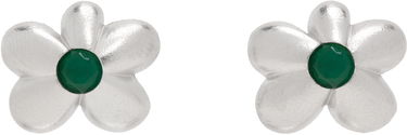 Обеци VEERT 'The Green Flower' Earrings Металик | OR02RH-WG, 0