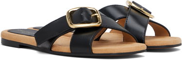 Аксесоари Stella McCartney Stella McCartney Gaia Brushed Alter Mat Sandals Черно | 810572W0U70, 3