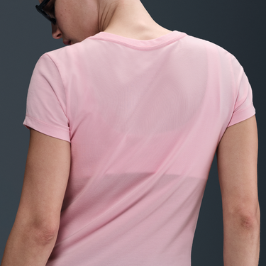 Съкратен топ Nike Sportswear Chill Knit T-Shirt Розово | FV5508-690, 1