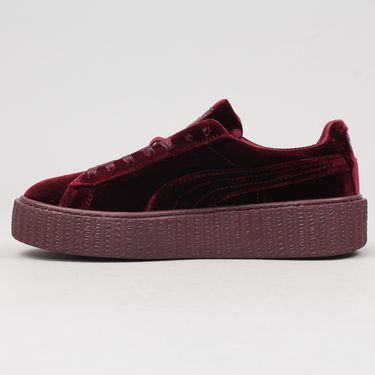 Кецове и обувки Puma FENTY / Creeper Velvet royalpurple - purple - royalpurple Бургунди | 364466 02, 1