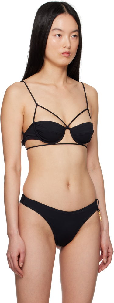 Бански Jacquemus Jacquemus Signature Bikini Top Черно | 25E251SW014-2294, 1