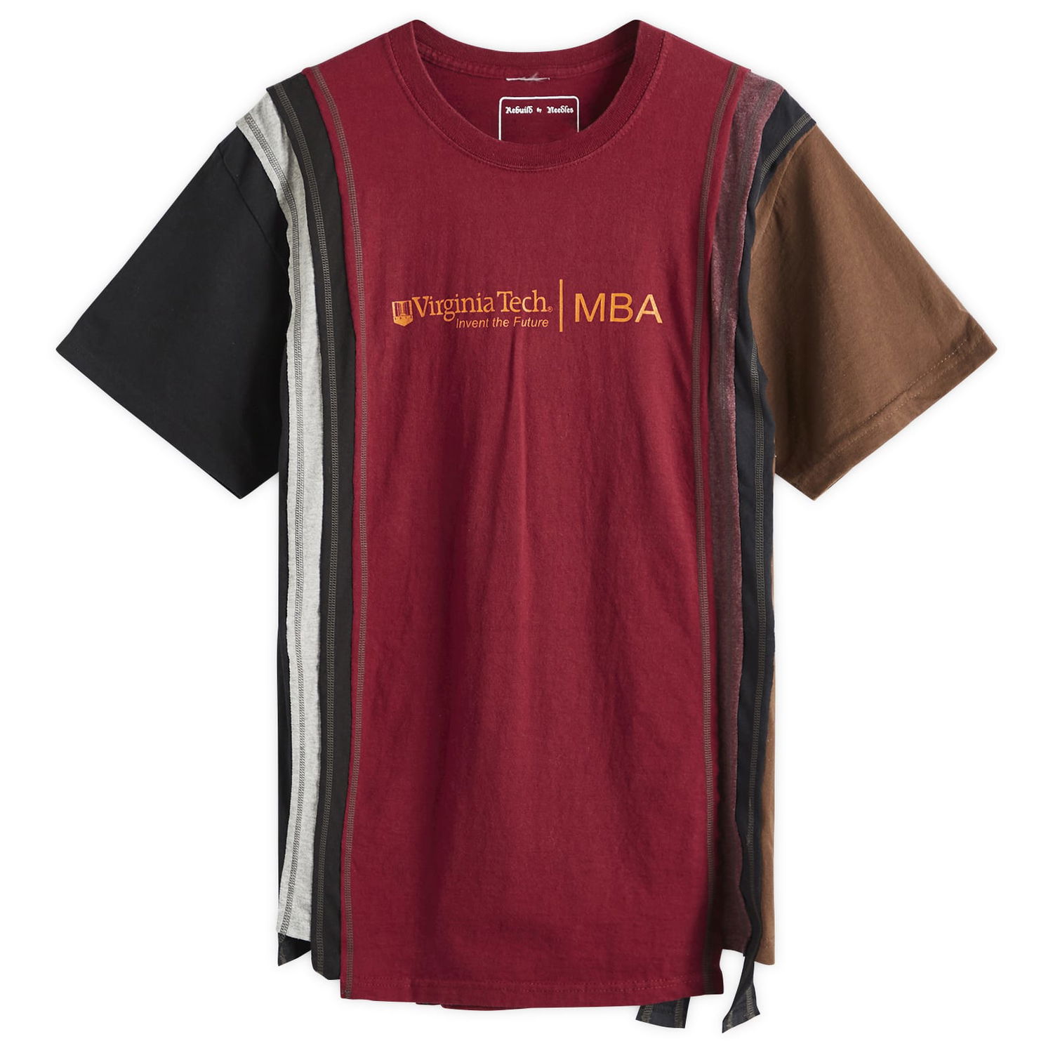 Тениска Needles Needles 7 Cut T-Shirt, Size Medium Многоцветен | QV410-A, 1