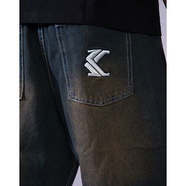 Къси панталони Karl Kani Karl Kani OG Denim Baggy Shorts W30 Синьо | KK-60100040, 3