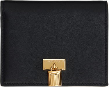 Портфейл Tom Ford Tom Ford Grain Leather Padlock Compact Wallet Черно | S0518-LCL490G, 0
