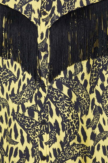 Риза Fiorucci Fiorucci Banimalier Print Fringed Shirt Жълто | M01FPTSH054VI01YW02, 6
