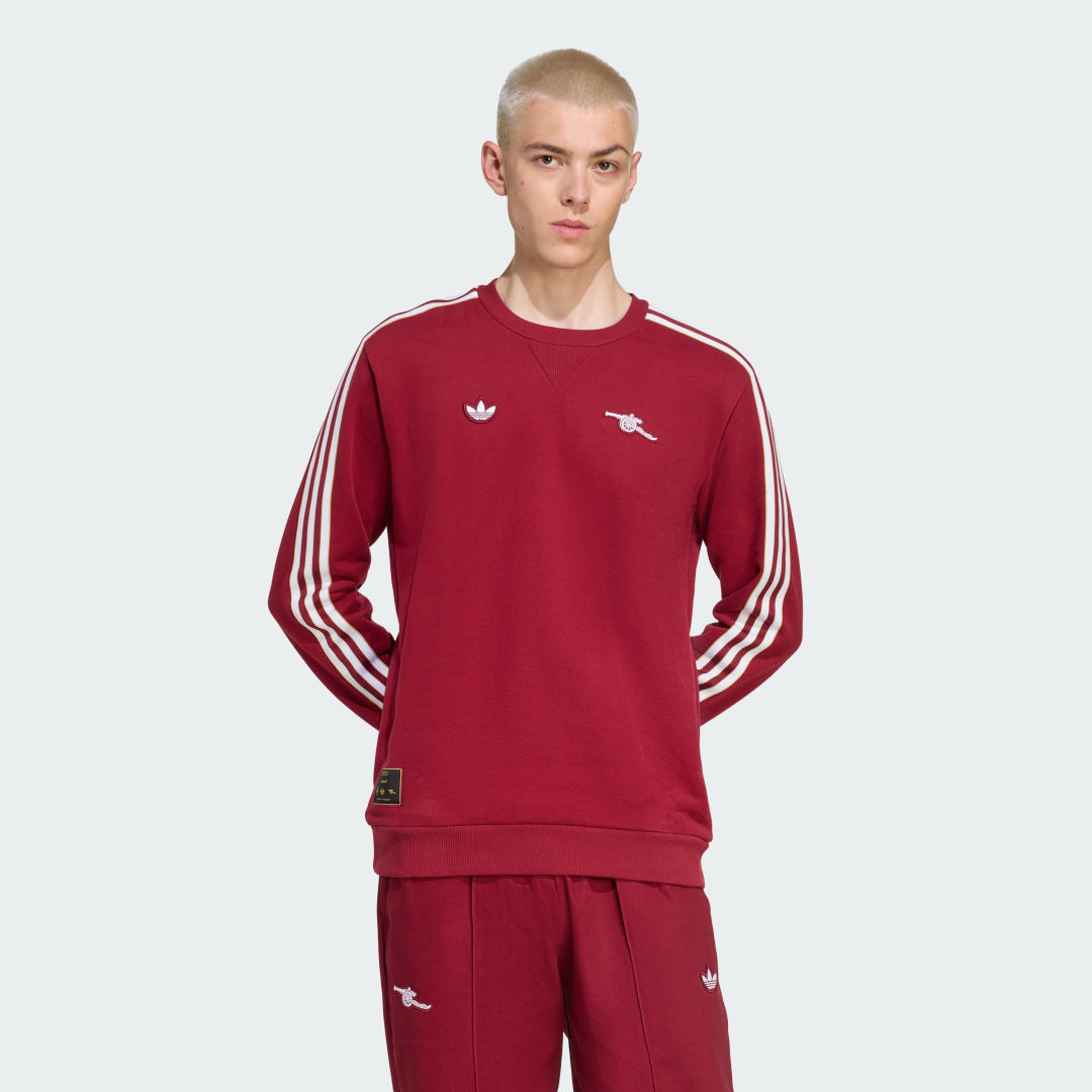 Суитчър adidas Performance Arsenal Terrace Icons Sweatshirt Червено | JM9397, 0