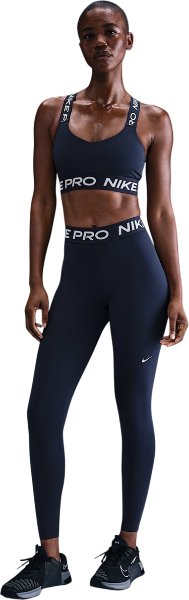 Клинове Nike Pro Mid Rise Leggings Тъмно синьо | cz9779-410, 2