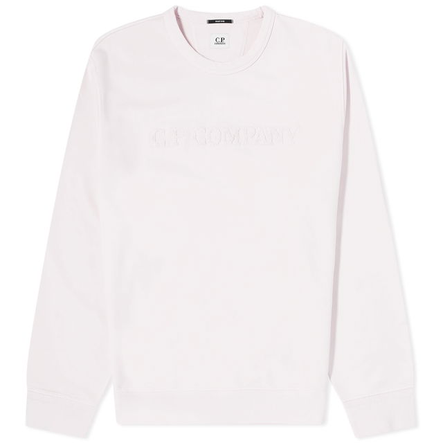 Cotton Diagonal Fleece Logo Sweatshirt