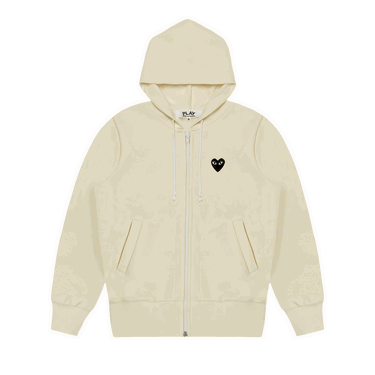 Суитчър Comme des Garçons PLAY Zip-Up Hoodie Жълто | AZ T254 051 3, 0