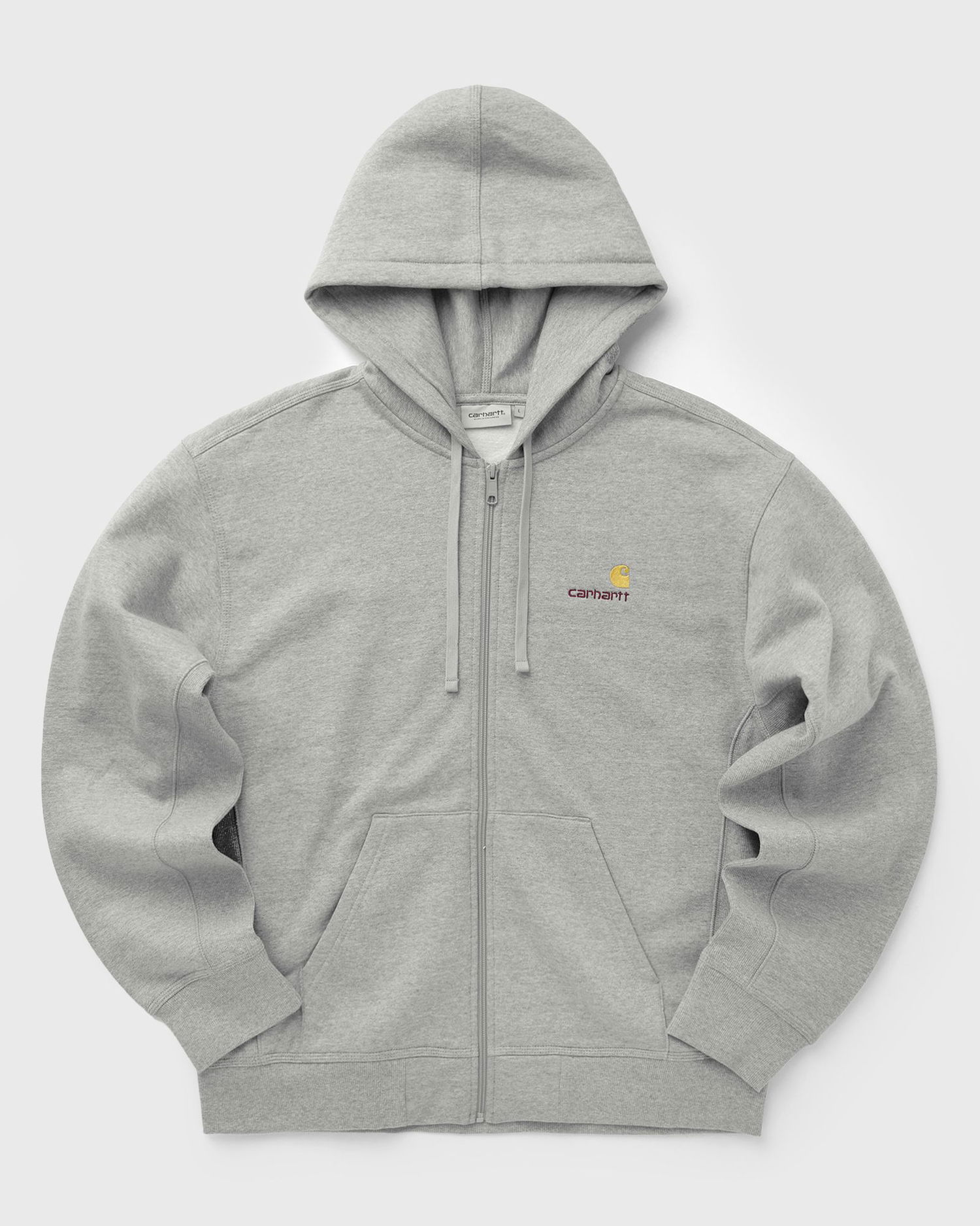 Суитчър Carhartt WIP Full-Zip Hooded American Script Jacket Сиво | I033063-V6.XX, 1