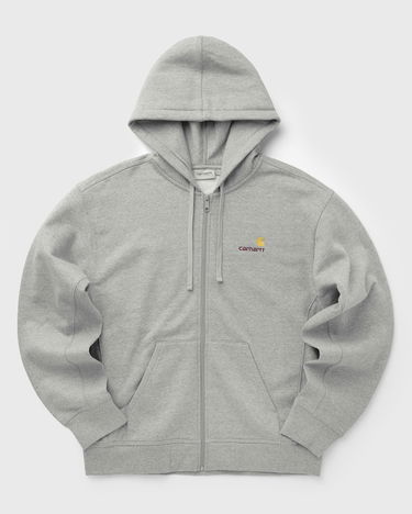 Суитчър Carhartt WIP Full-Zip Hooded American Script Jacket Сиво | I033063-V6.XX, 1