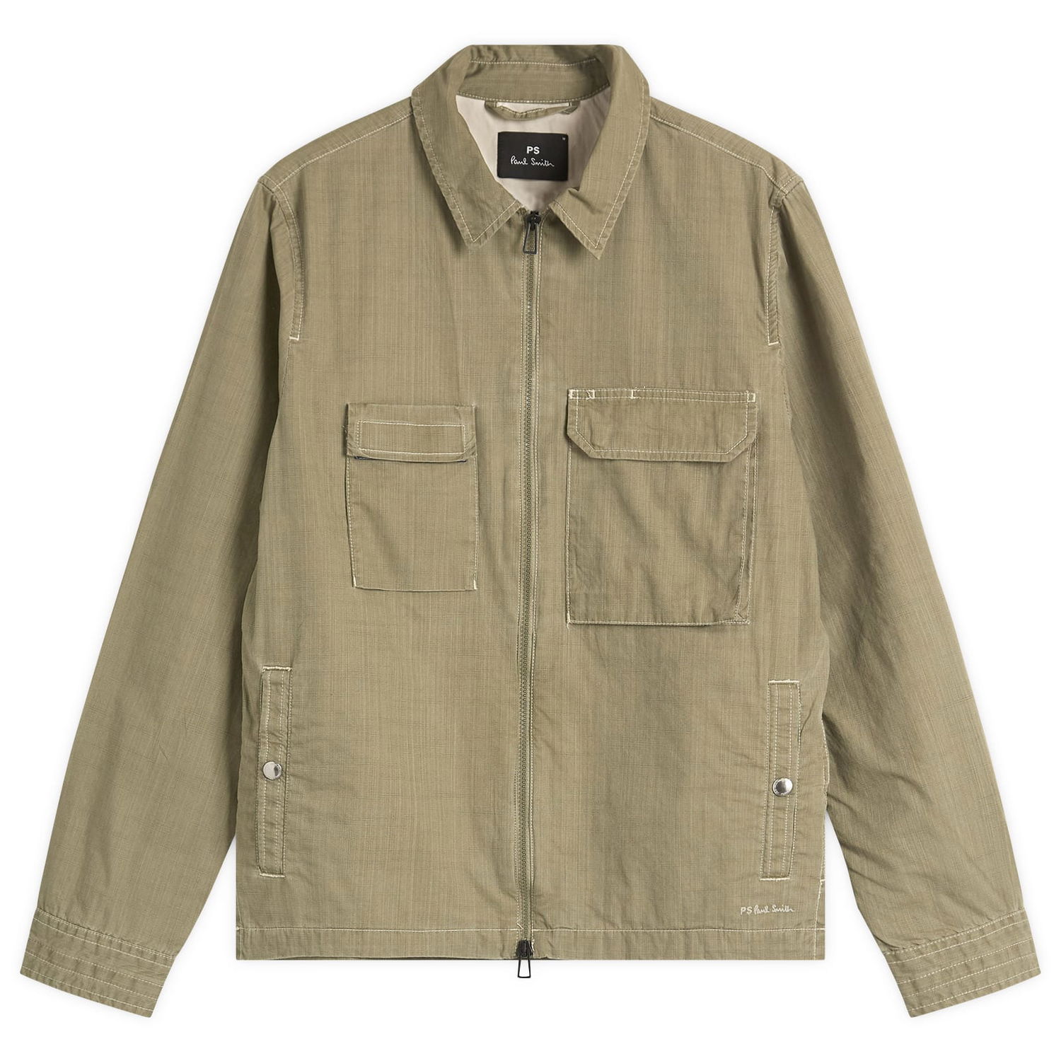 Яке Paul Smith PS Paul Smith Zip Front Pocket Overshirt Jacket Зелено | M2R-455Z-P22339-35, 1
