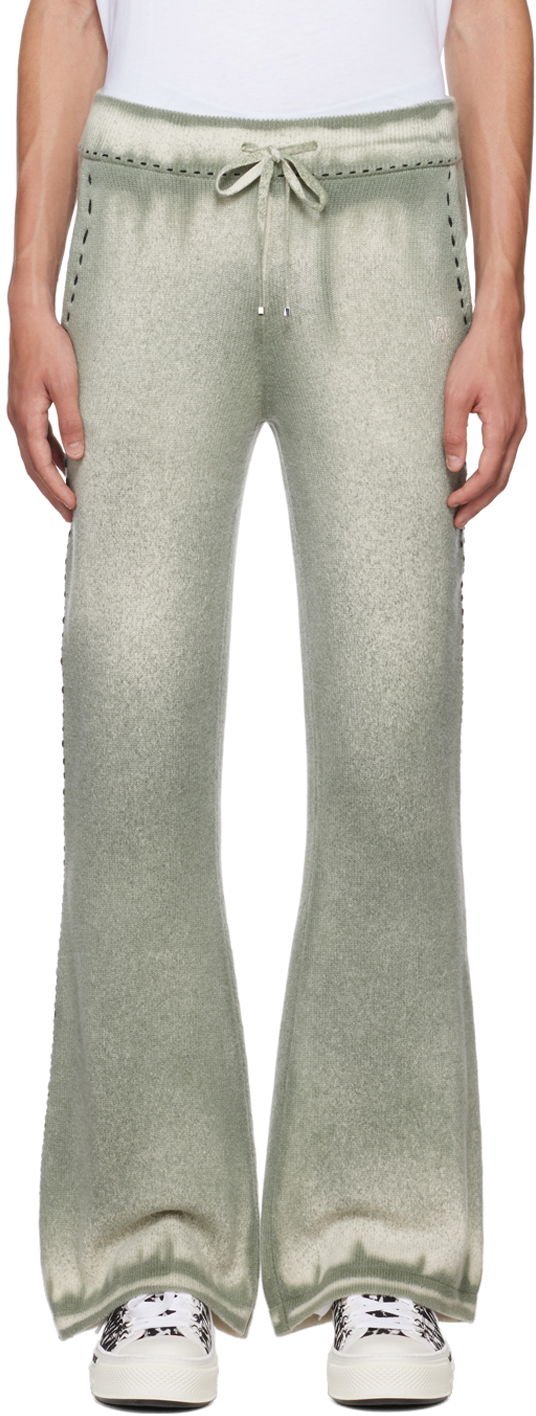 Спортни панталони AMIRI Spray Painted Lounge Pants Зелено | PF22MKP001-301, 0