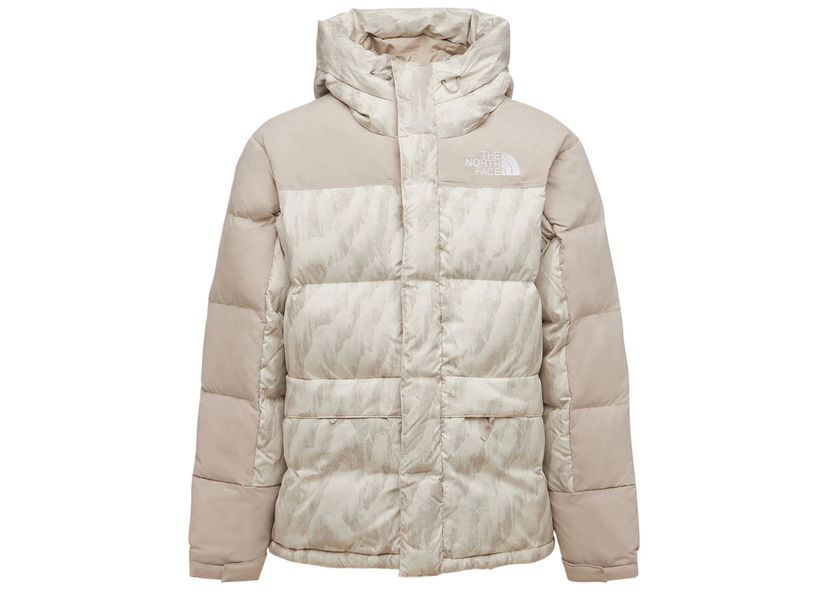 Пухо яке The North Face 1996 Retro Nuptse 550 Fill Silver Grey Wooden Tiger Print Бежово | NF0A5J1J2L0