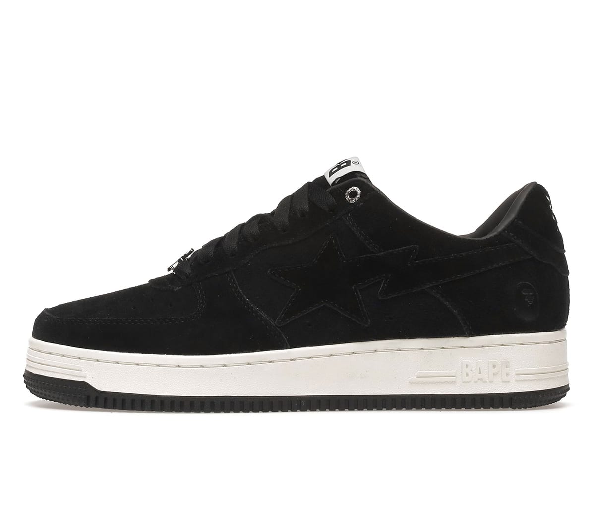 Кецове и обувки BAPE Bape Sta Low "Black Suede" Черно | 1H70-191-004, 0