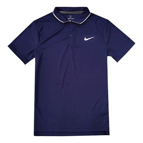 Поло тениска Nike Court Dri-FIT Quick-Dry Polo Тъмно синьо | 939138-452