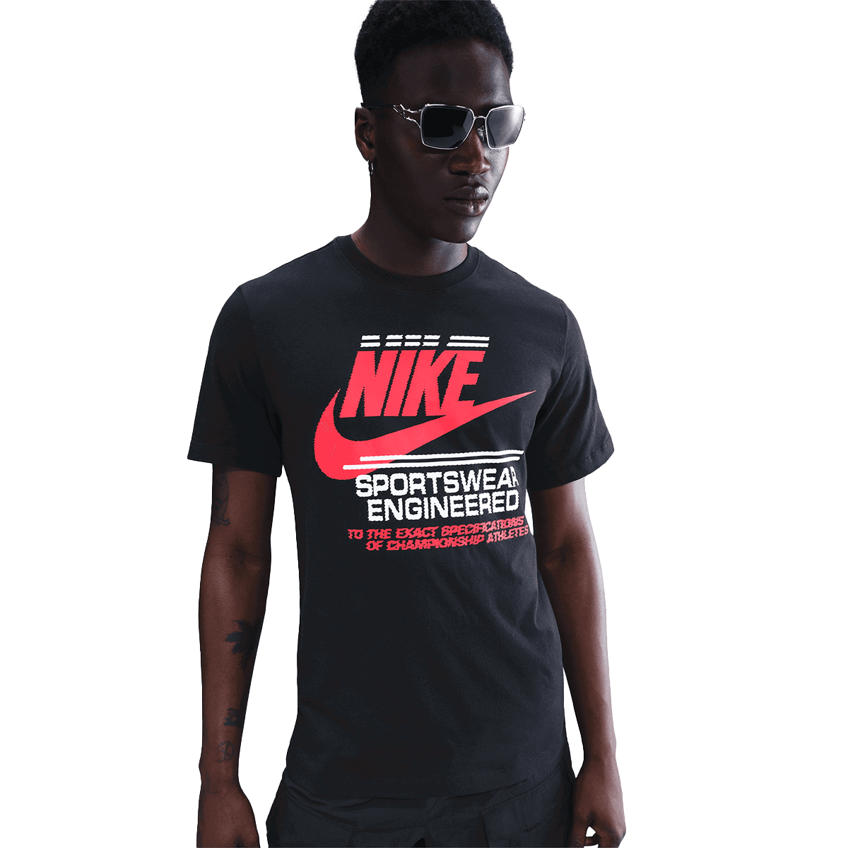 Тениска Nike Sportswear Engineered Futura T-Shirt Черно | HQ9157-010, 0