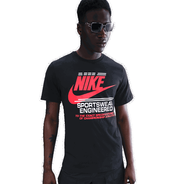 Тениска Nike Sportswear Engineered Futura T-Shirt Черно | HQ9157-010, 0