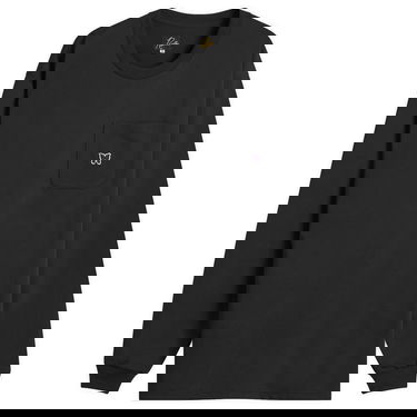 Тениска Needles Needles Papillion Long Sleeve Pocket Tee Черно | QV361-C, 0