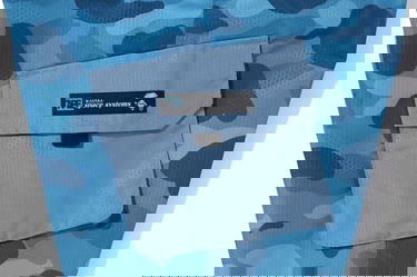 Къси панталони BAPE Bape Honeycomb Camo Cargo Shorts Blue Синьо | 1J30153008-BLUE, 2
