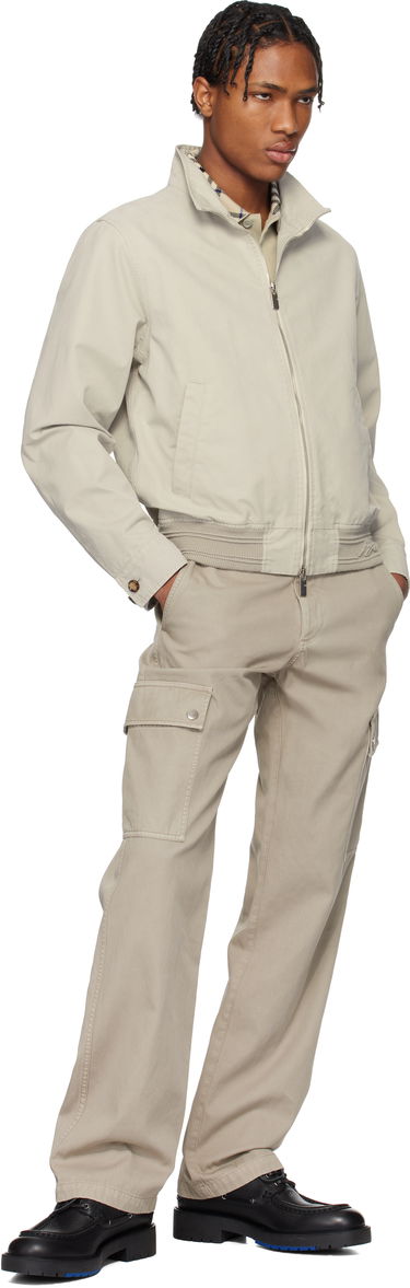 Ветровка Burberry Burberry Cotton Harrington Jacket Бежово | 8101847, 3