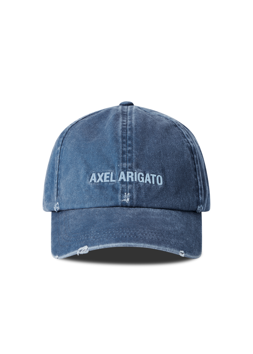 Шапка с козирка AXEL ARIGATO Distressed Washed Baseball Cap Синьо | X3959004