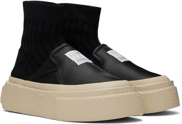 Кецове и обувки Maison Margiela MM6 Maison Margiela Knit Sock Platform Черно | S59WS0232 P8087, 3