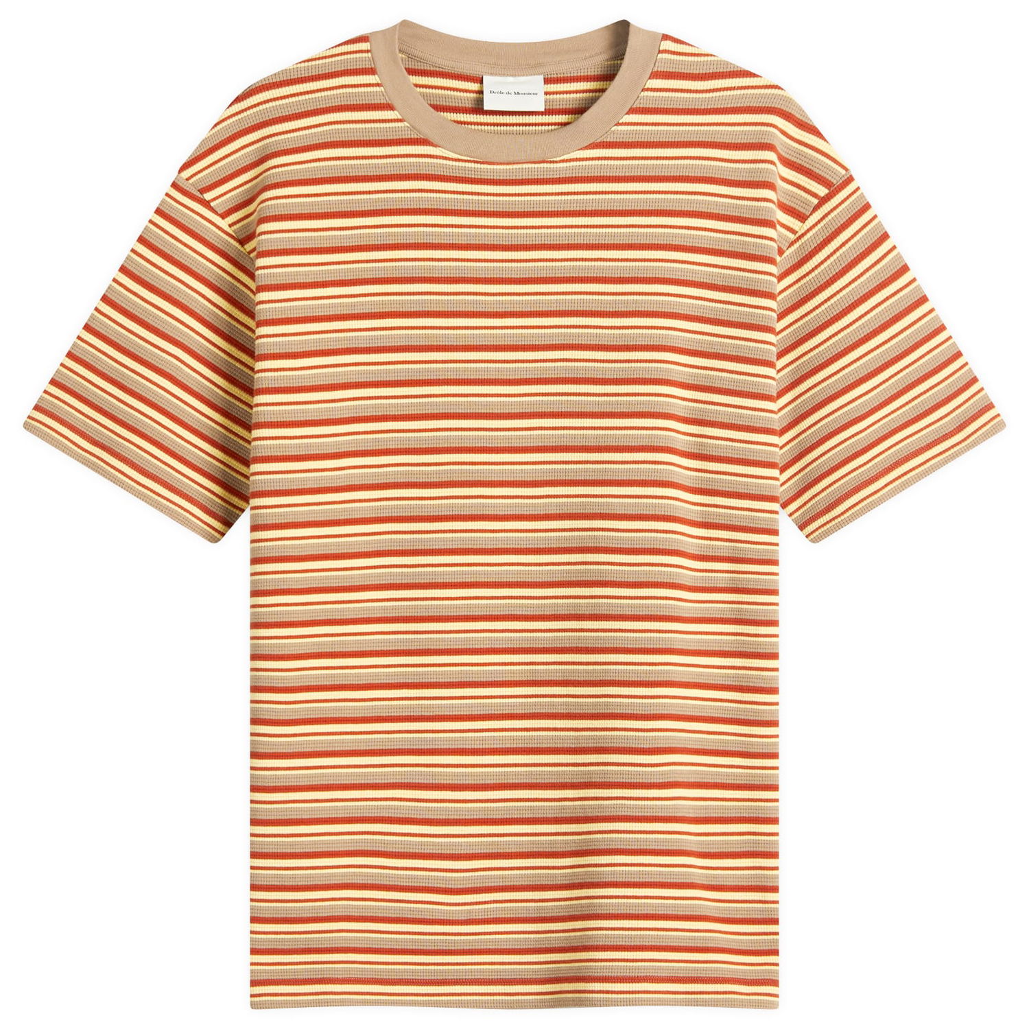 Тениска Drôle de Monsieur Drôle de Monsieur Striped T-Shirt Многоцветен | G-TS245-CO203-BAN, 0