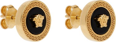Обеци Versace Enamel Medusa Earrings Бежово | DG27256_DJMR, 1