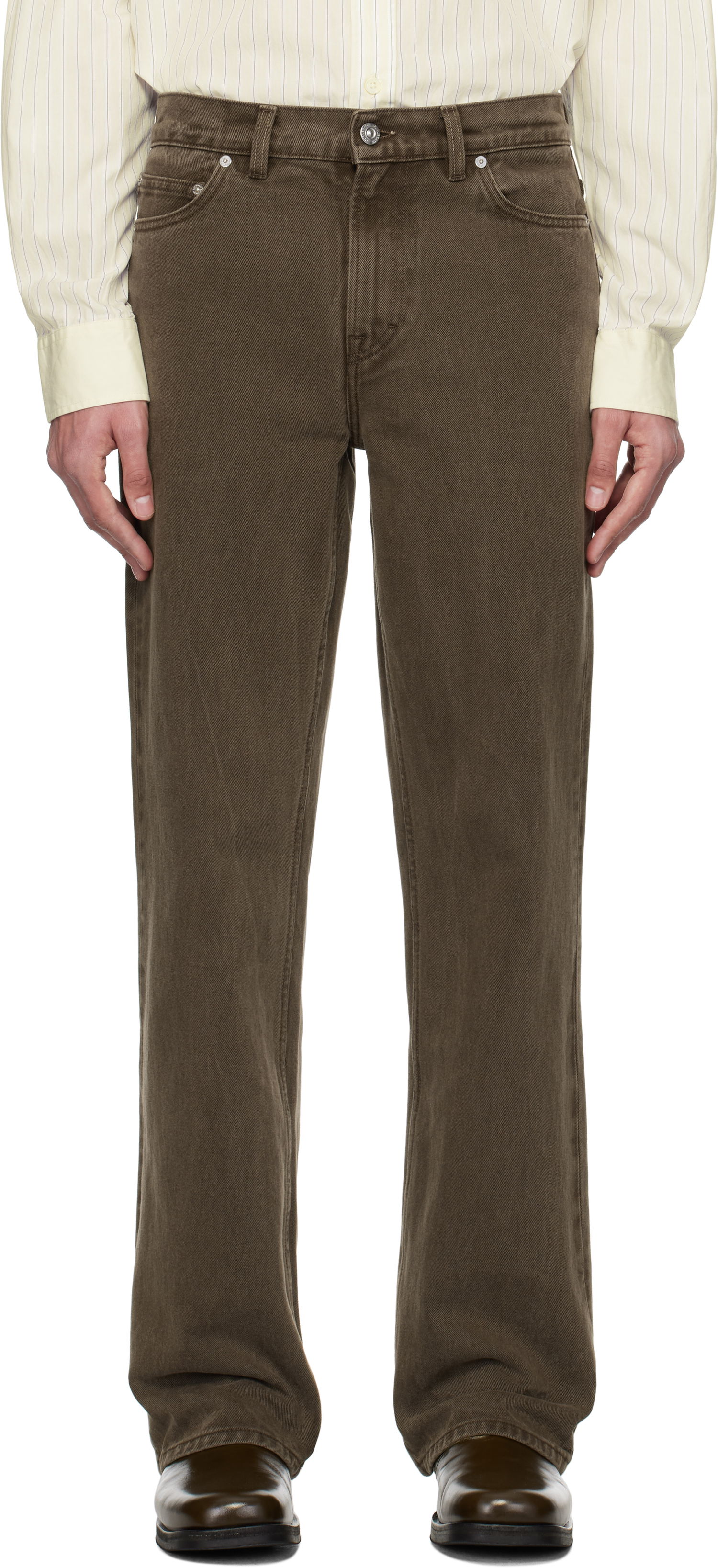 Дънки OUR LEGACY Our Legacy 70s Cut Jeans Кафяво | M22557CH, 0