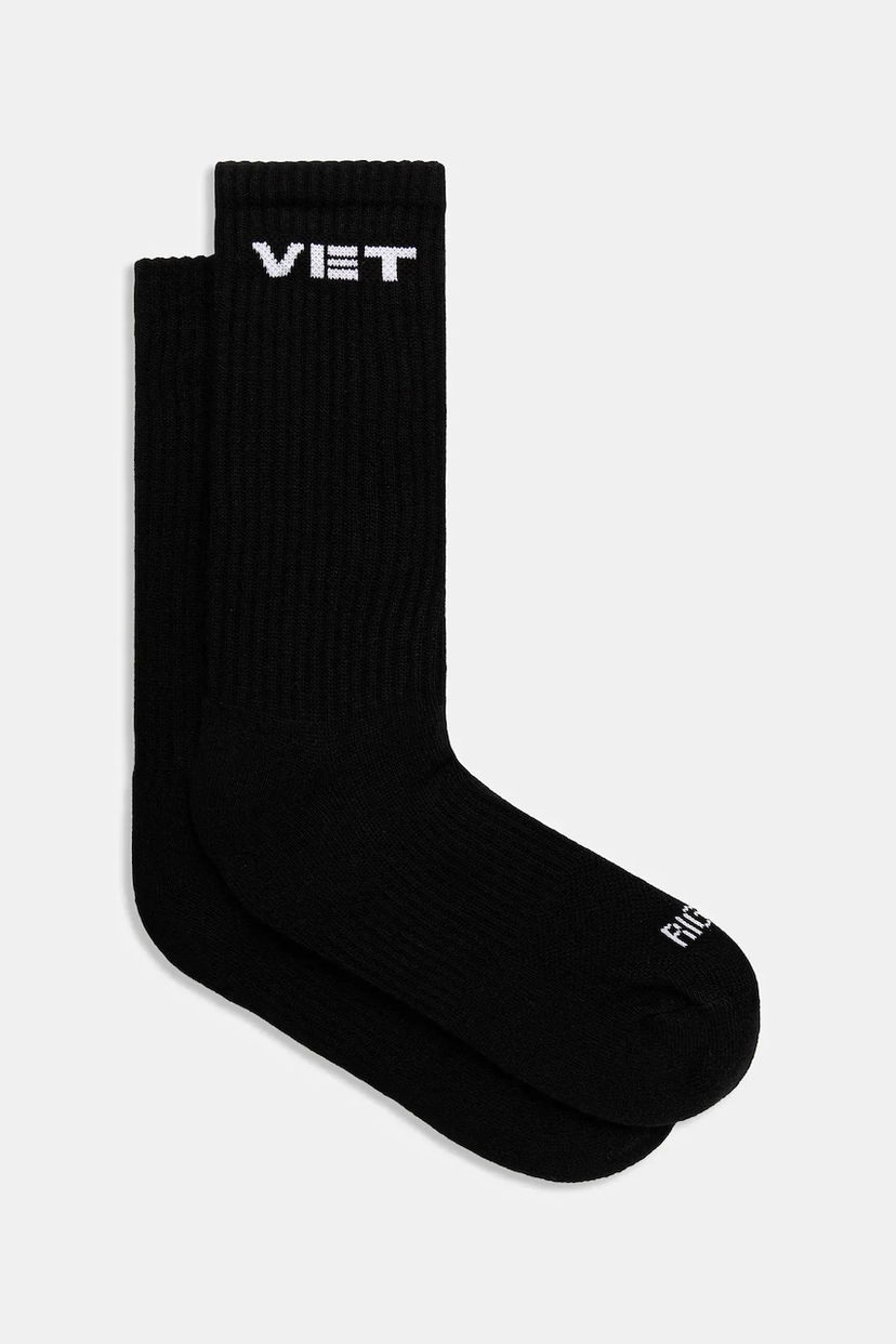 Чорапи VETEMENTS VETEMENTS Vet Socks Черно | UH76SO250B