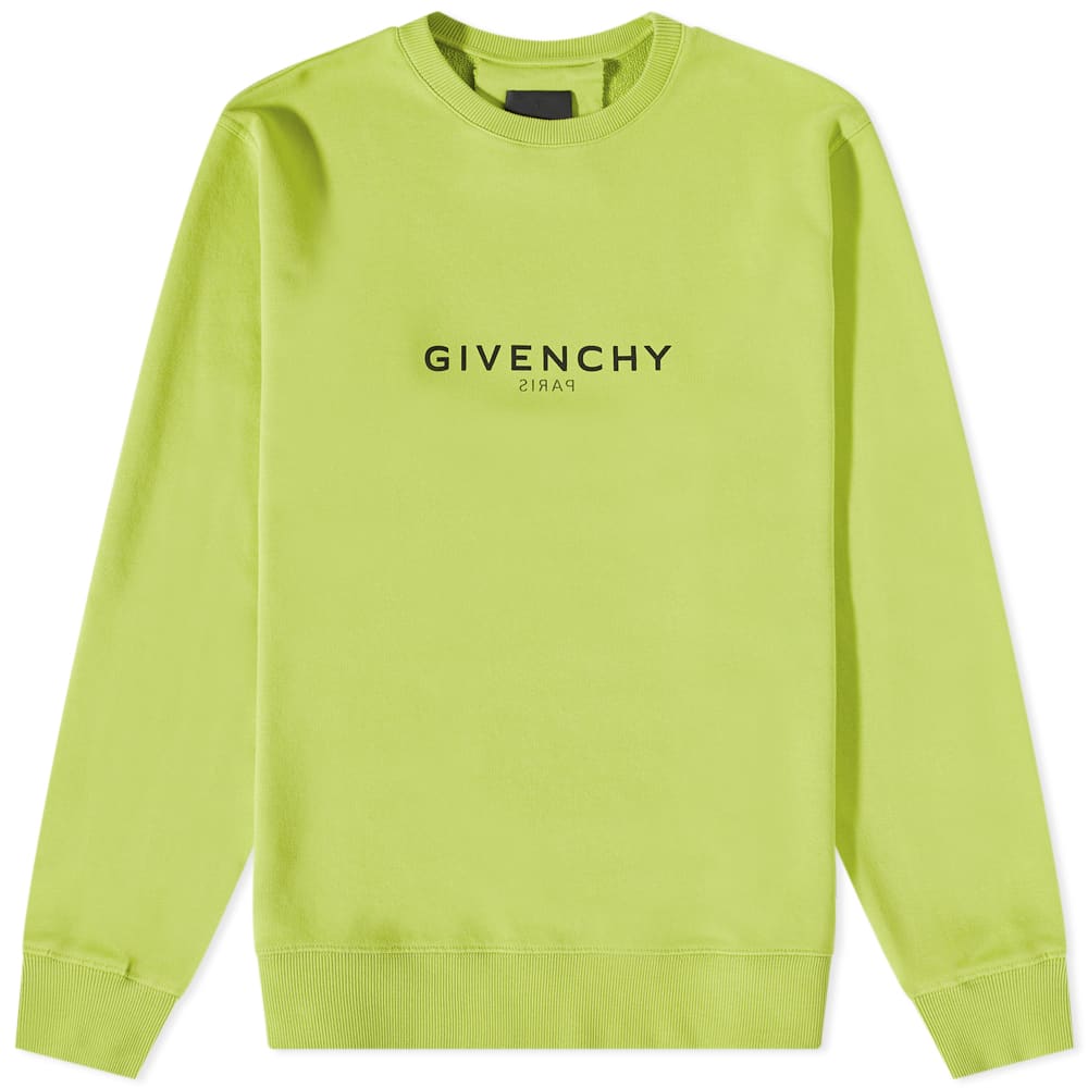 Суитчър Givenchy Reverse Print Classic Crew Sweat Зелено | BMJ0CB3Y6V-358, 0