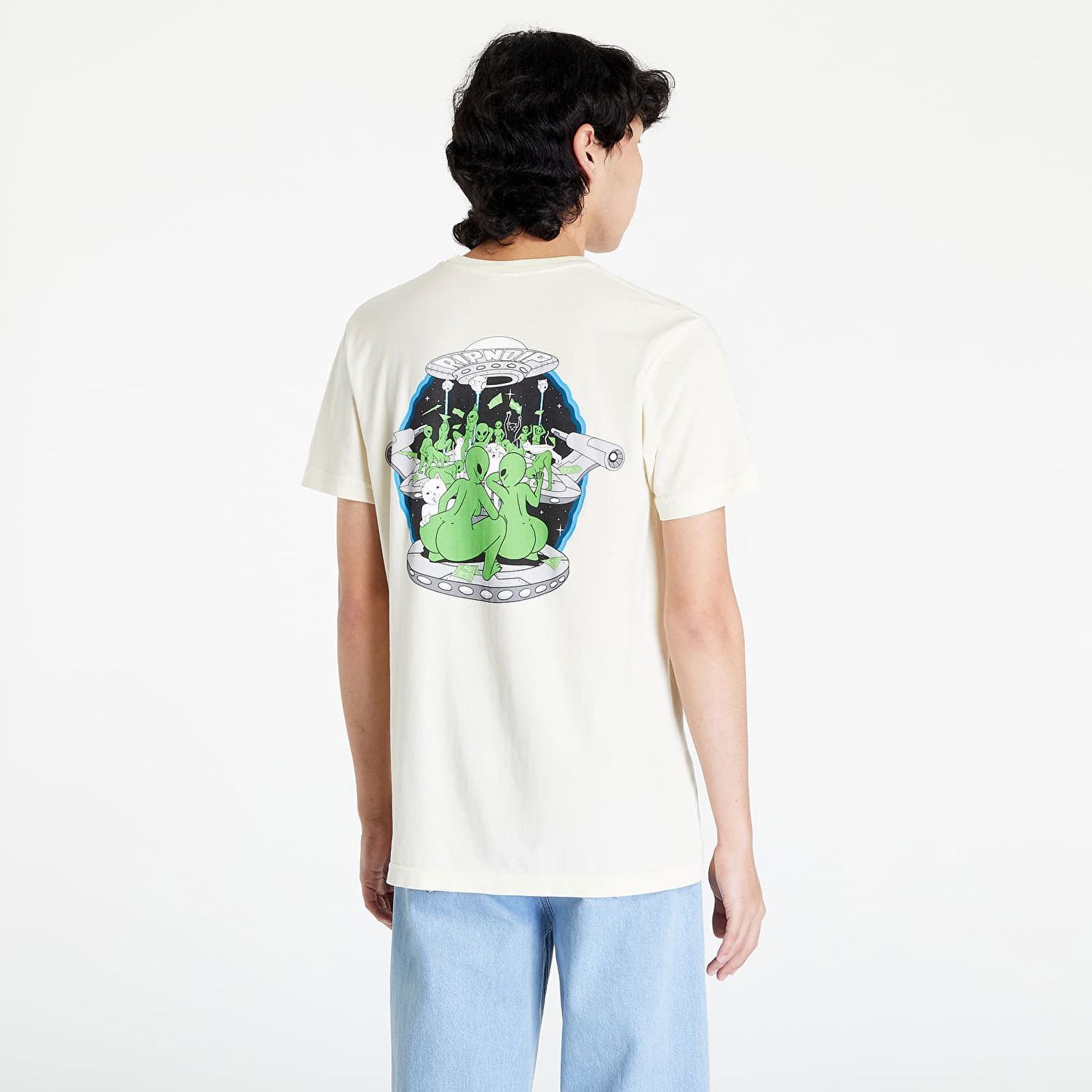 Тениска RIPNDIP St Pocket Tee Бяло | RND9578, 0