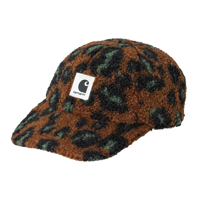 Sherpa Leopard Print Baseball Cap