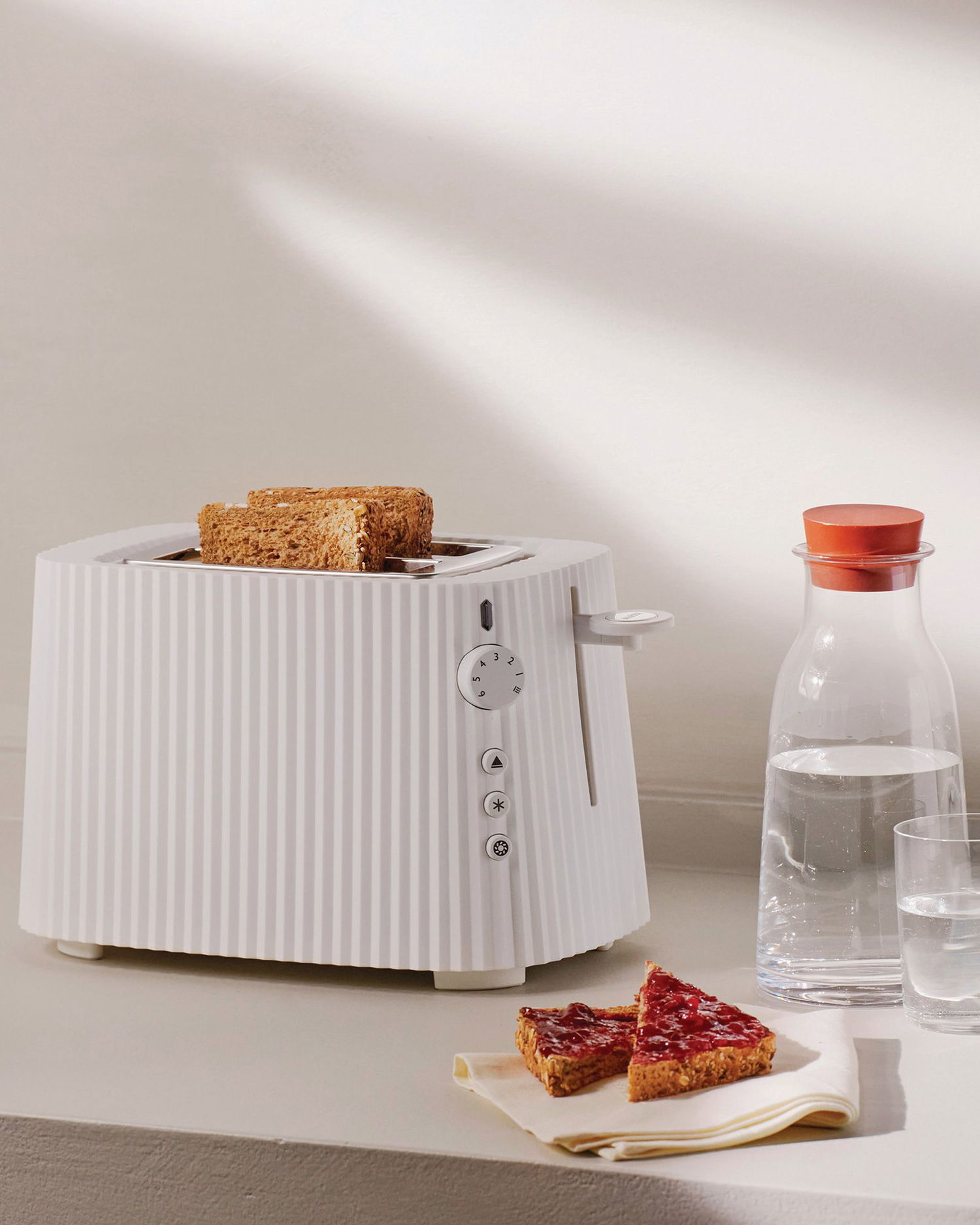 Джаджа Alessi White Plisse Toaster Бяло | MDL08-W, 1